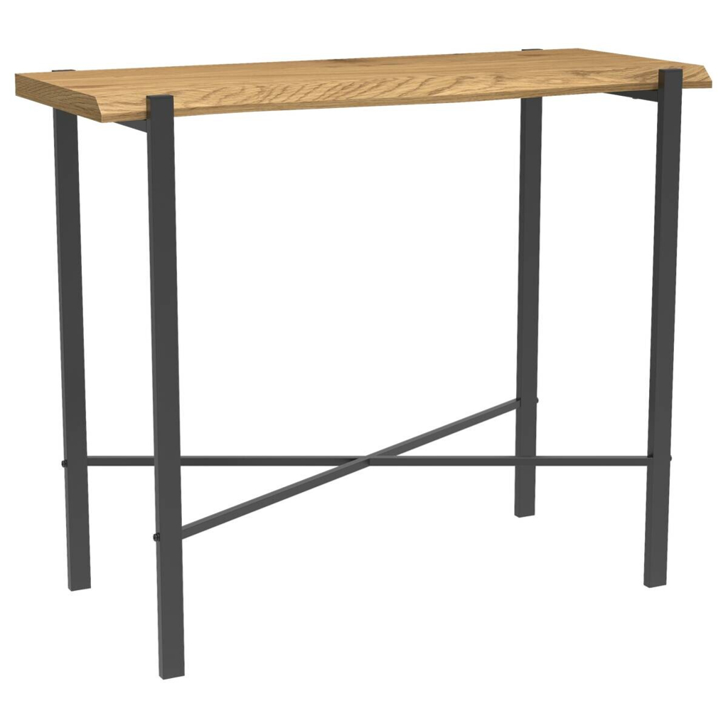 Konsole Almira Eiche Nachbildung schwarz B/H/T: ca. 90x75x38 cm