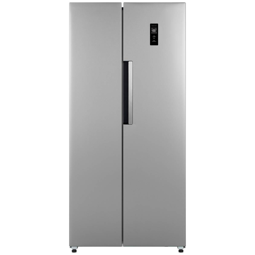 POCOline Side-by-Side SBS 179-444 ESID silber B/H/T: ca. 83x179x61 cm