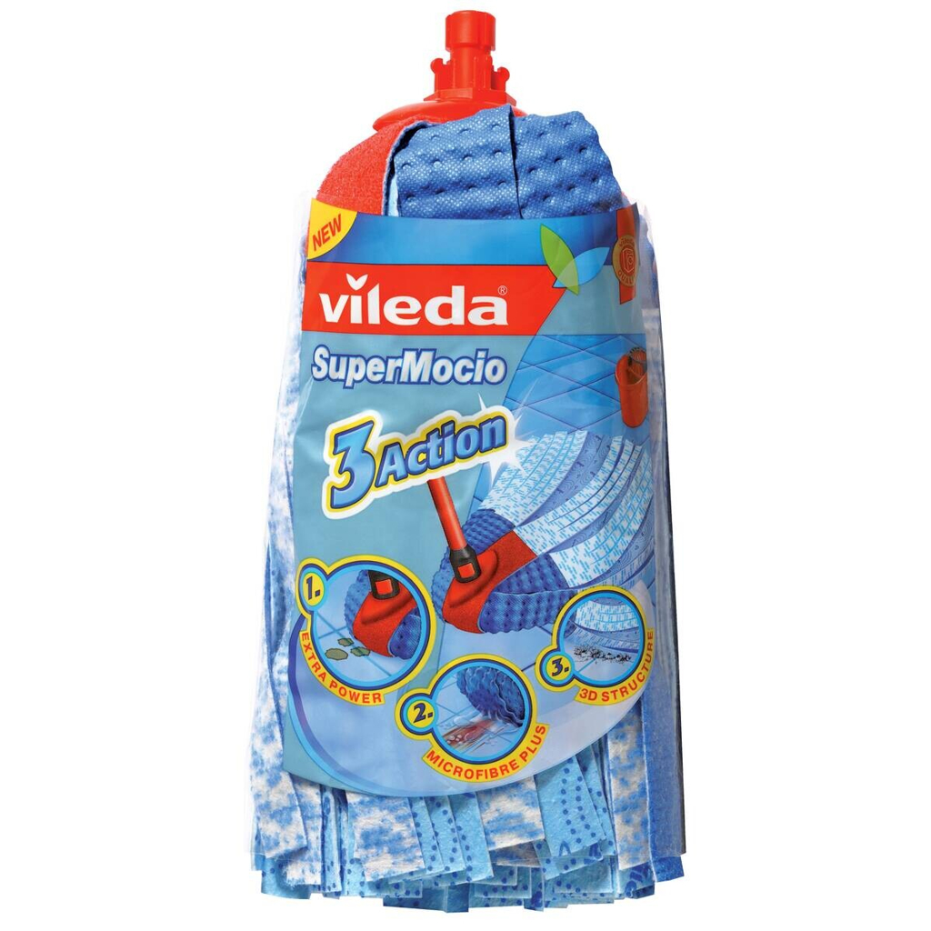Vileda Ersatzwischmopp blau