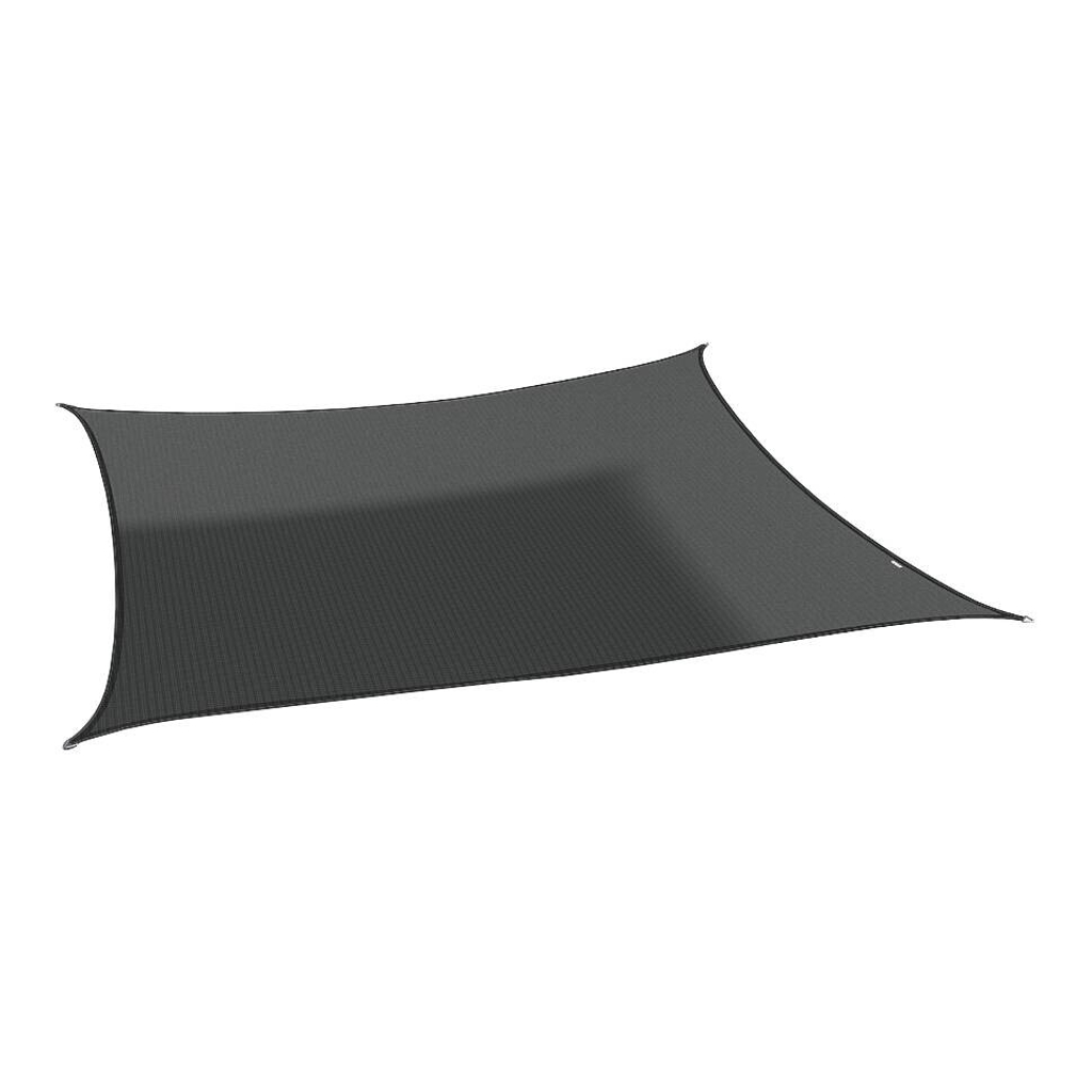PLATINUM Sonnensegel Coolfit schwarz Polyethylen B/H/L: ca. 360x1x360 cm