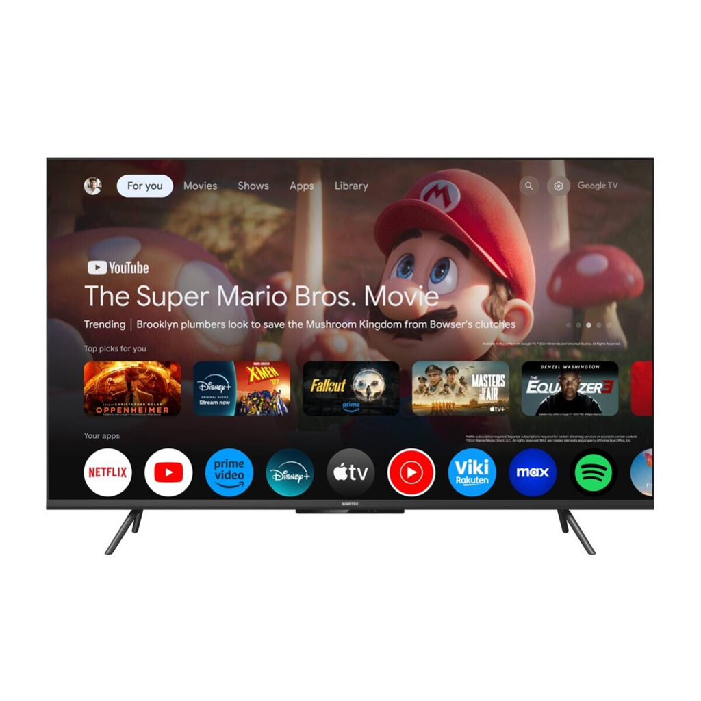 Sinotec Mini-LED-Fernseher 65X6500H schwarz B/H: ca. 145x92 cm
