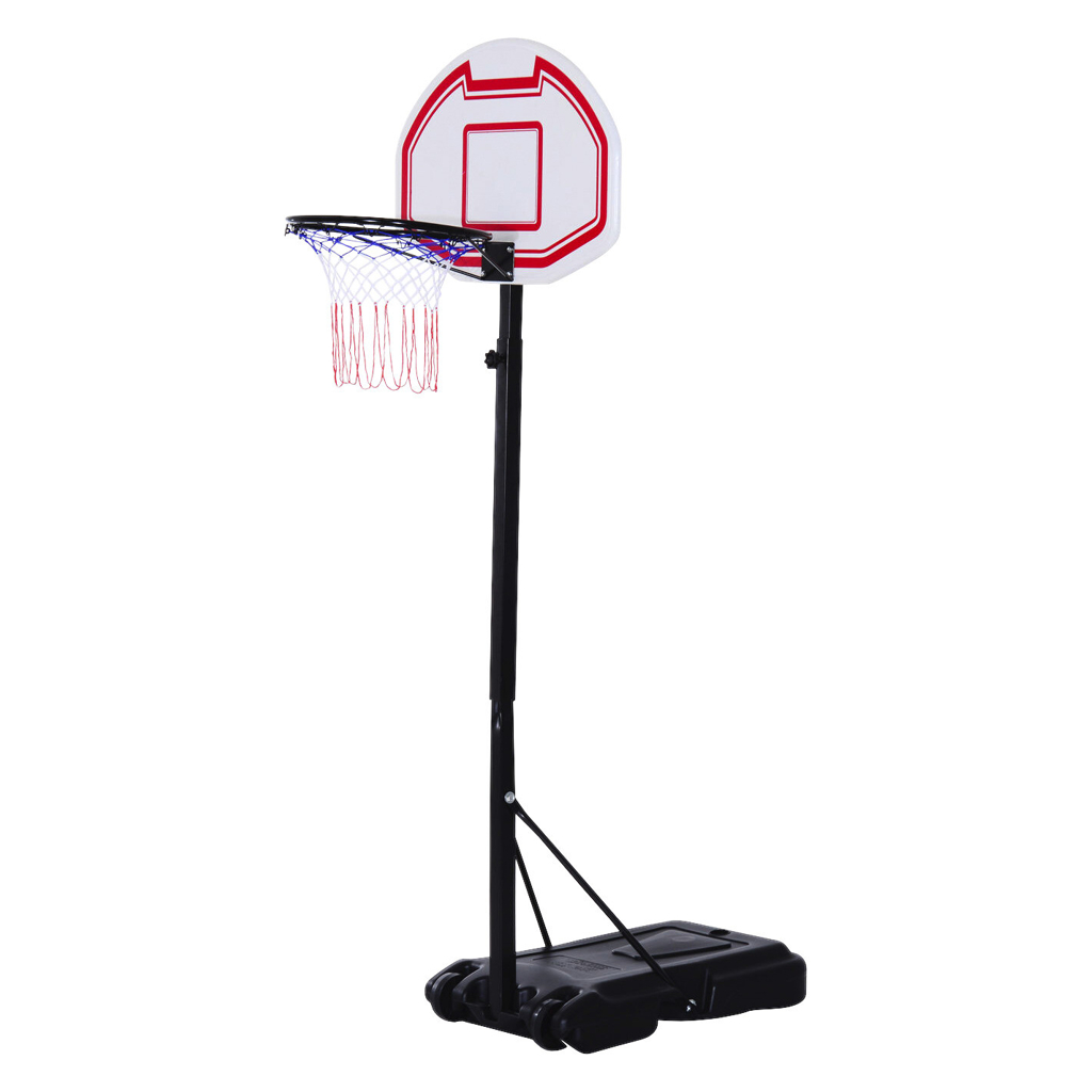 HOMCOM Basketballkorb schwarz B/H/L: ca. 73x210x74 cm