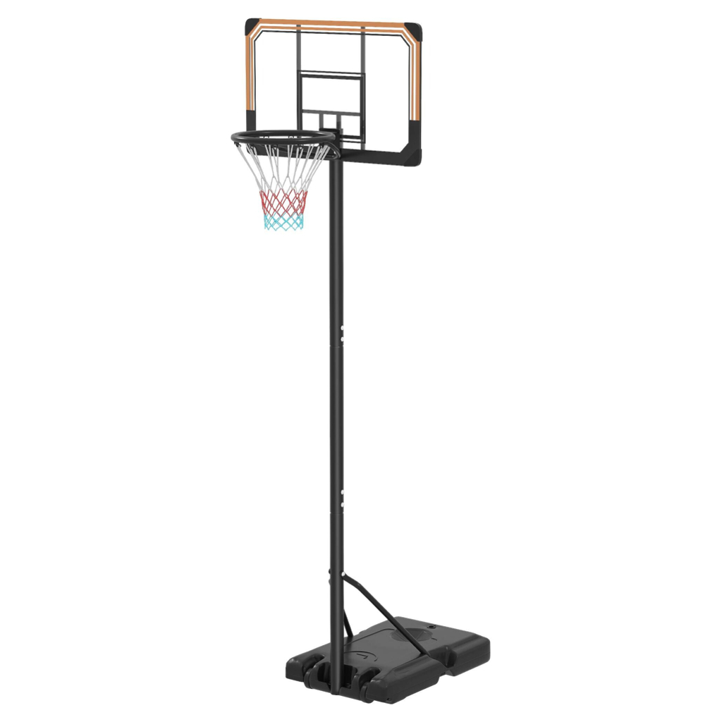 SPORTNOW Basketballkorb schwarz B/H/L: ca. 74x264x71 cm