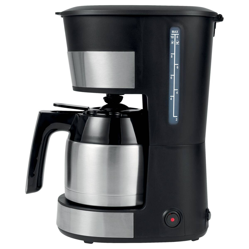 Emerio Kaffeeautomat schwarz silber Edelstahl Kunststoff B/H/L: ca. 20x34x25 cm