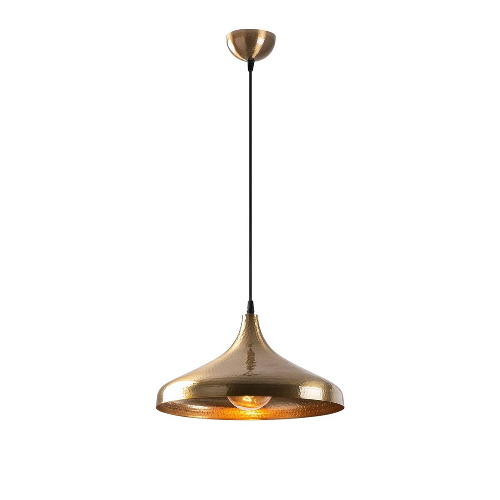 Opviq Pendelleuchte Tattoo bronze Eisen B/H/T/L/D: ca. 36x118x36x36x36 cm E27 1 Brennstellen