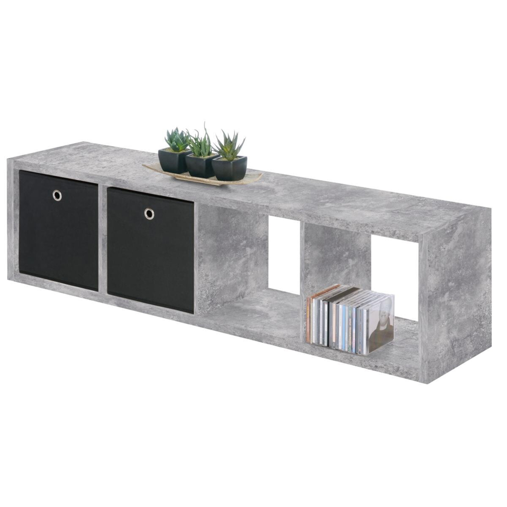 Raumteiler Max Beton Optik B/H/T: ca. 38x141x33 cm