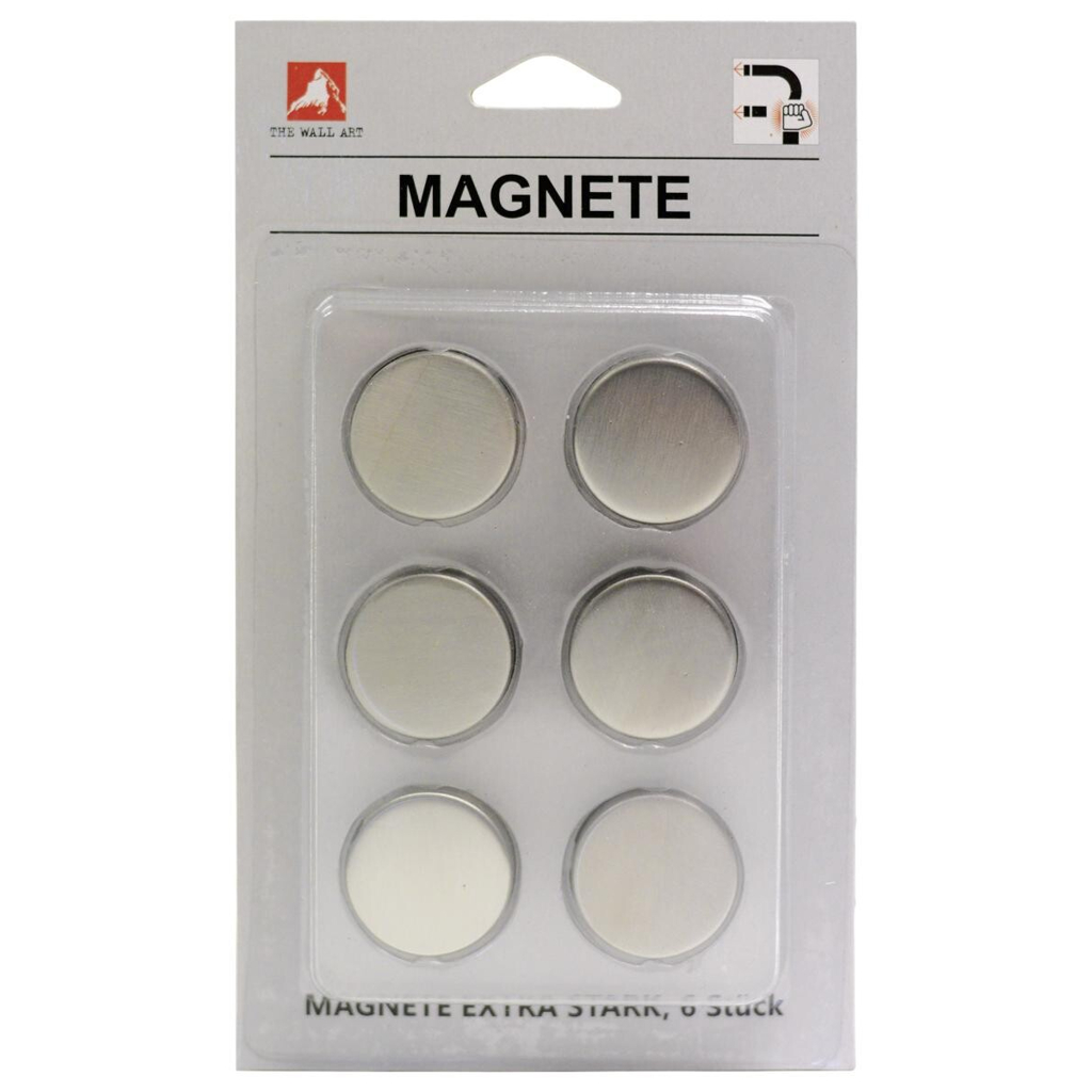 The Wall Magnetset silber Alumetallic