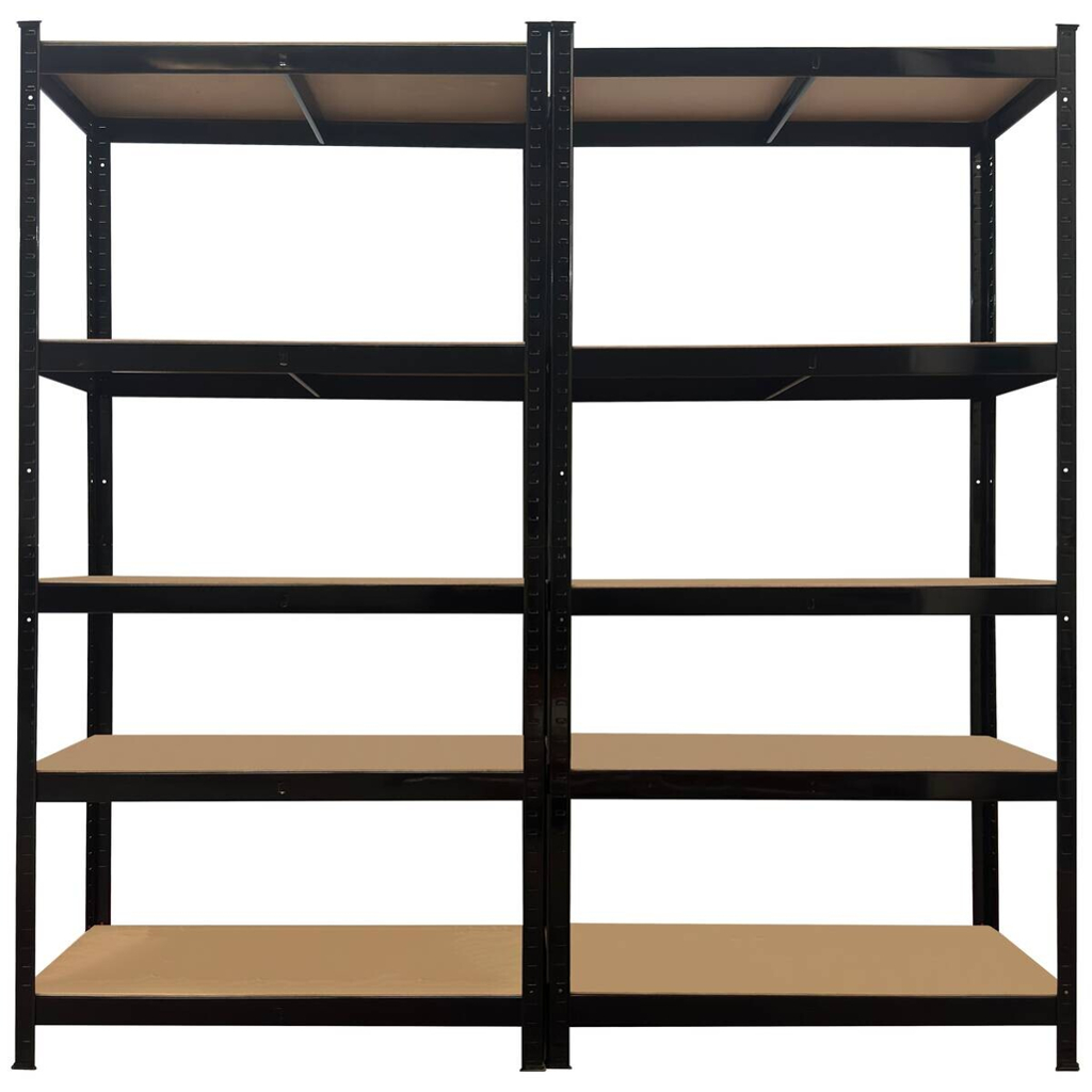 Schwerlastregal 2erSet schwarz B/H/T: ca. 200x200x60 cm