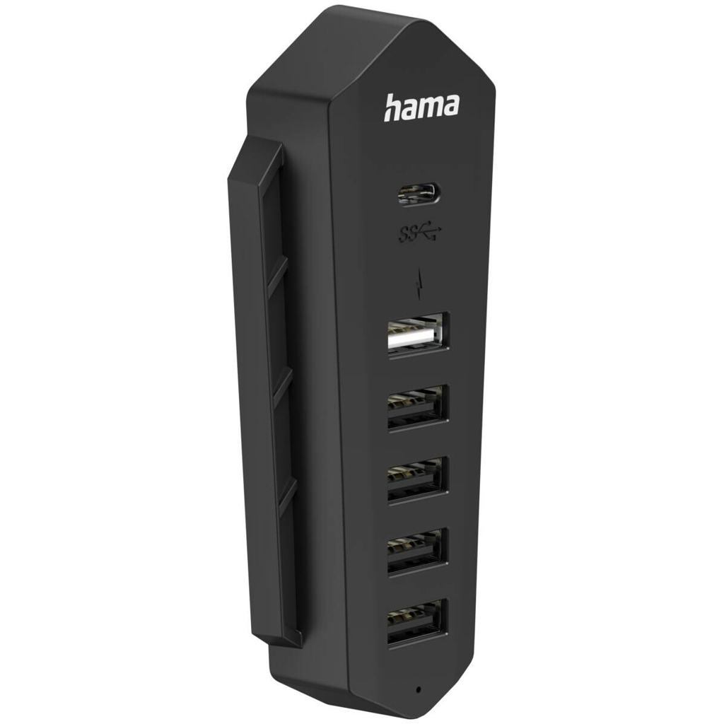 HAMA 6in1 USB-Hub PlayStation schwarz