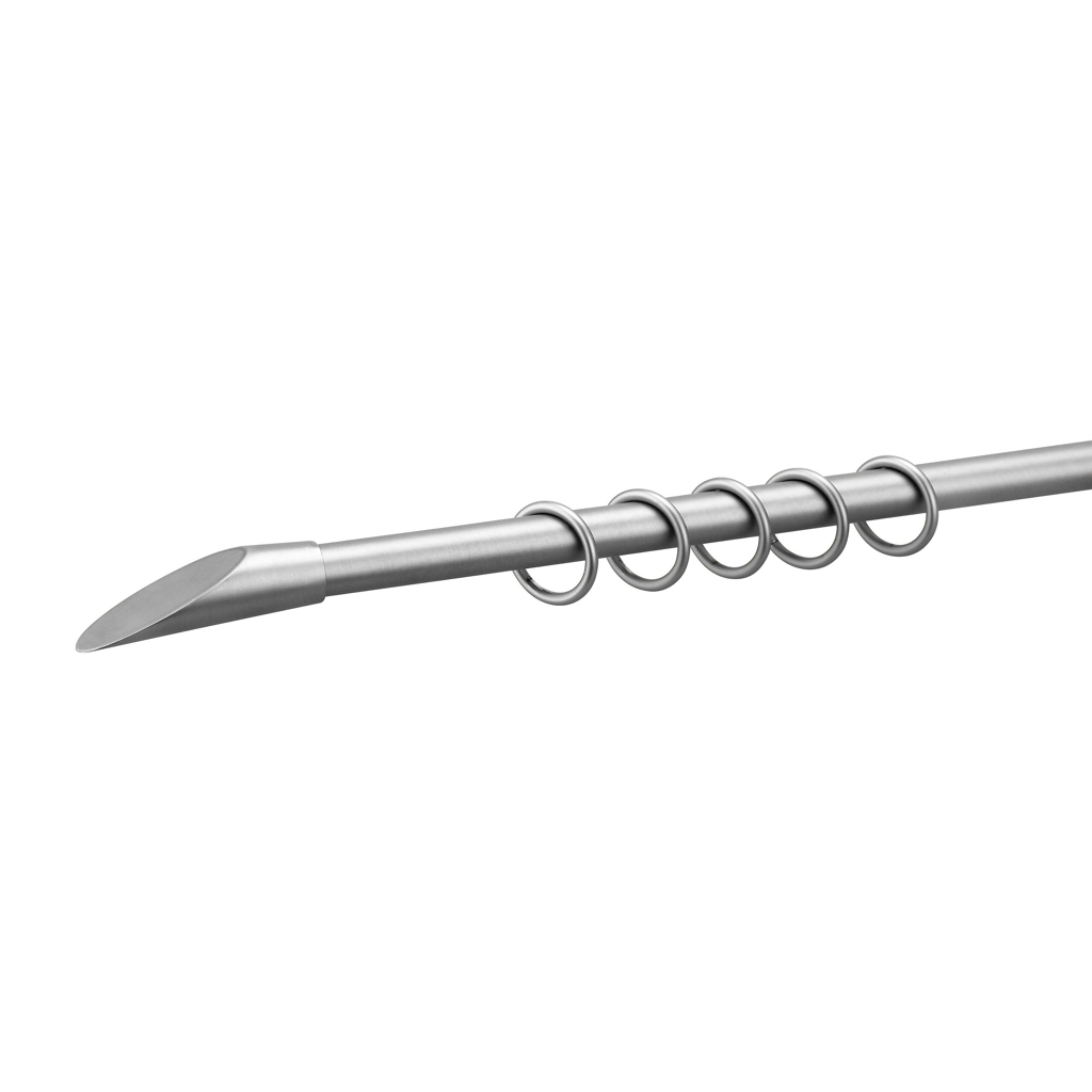 ACUS design collection Stilgarnituren Zylinder Chrom Edelstahl D: ca. 1,6 cm ausziehbar von ca. 130 bis 240 cm 1.0 Läufe