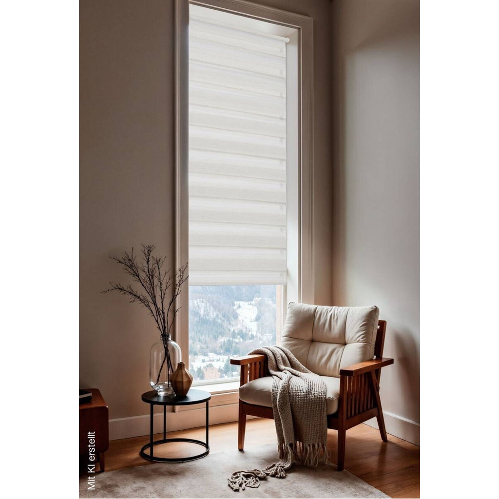 Boviva Doppelrollo natur B/L: ca. 92x200 cm