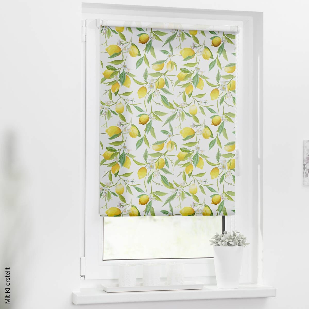 LICHTBLICK Rollo Limone gelb B/L: ca. 120x150 cm