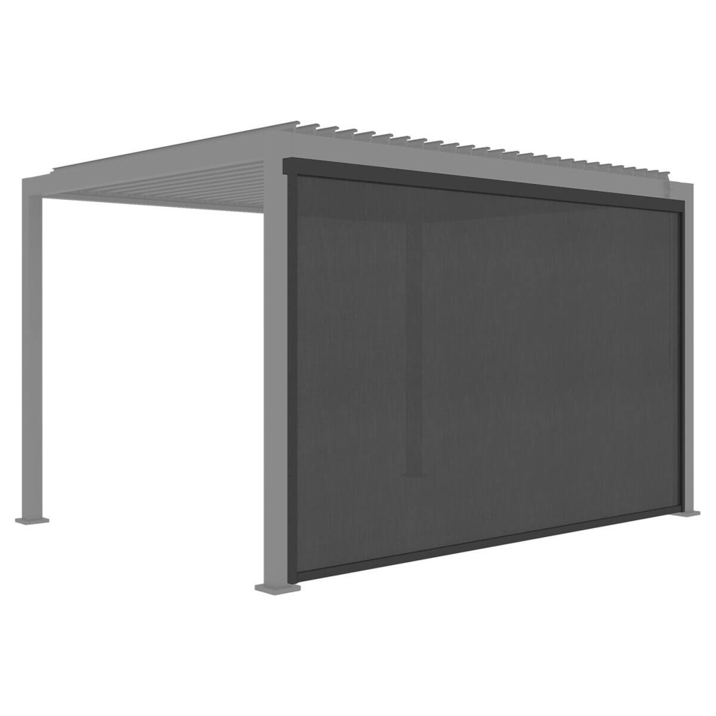 Rollo anthrazit Aluminium B/H/L: ca. 8,5x231,5x371 cm