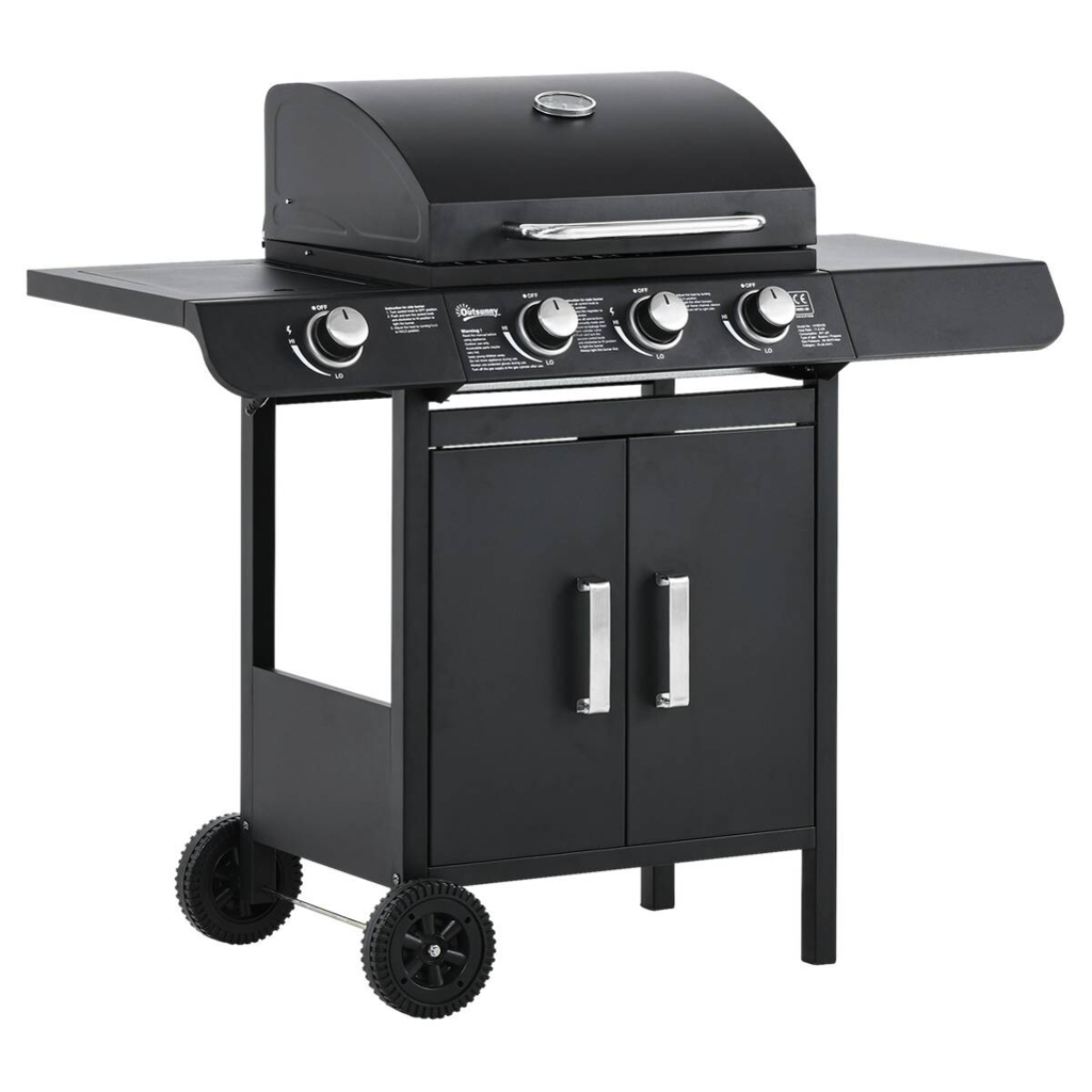 Outsunny Gasgrill Stahl B/H/L: ca. 50x100x110 cm