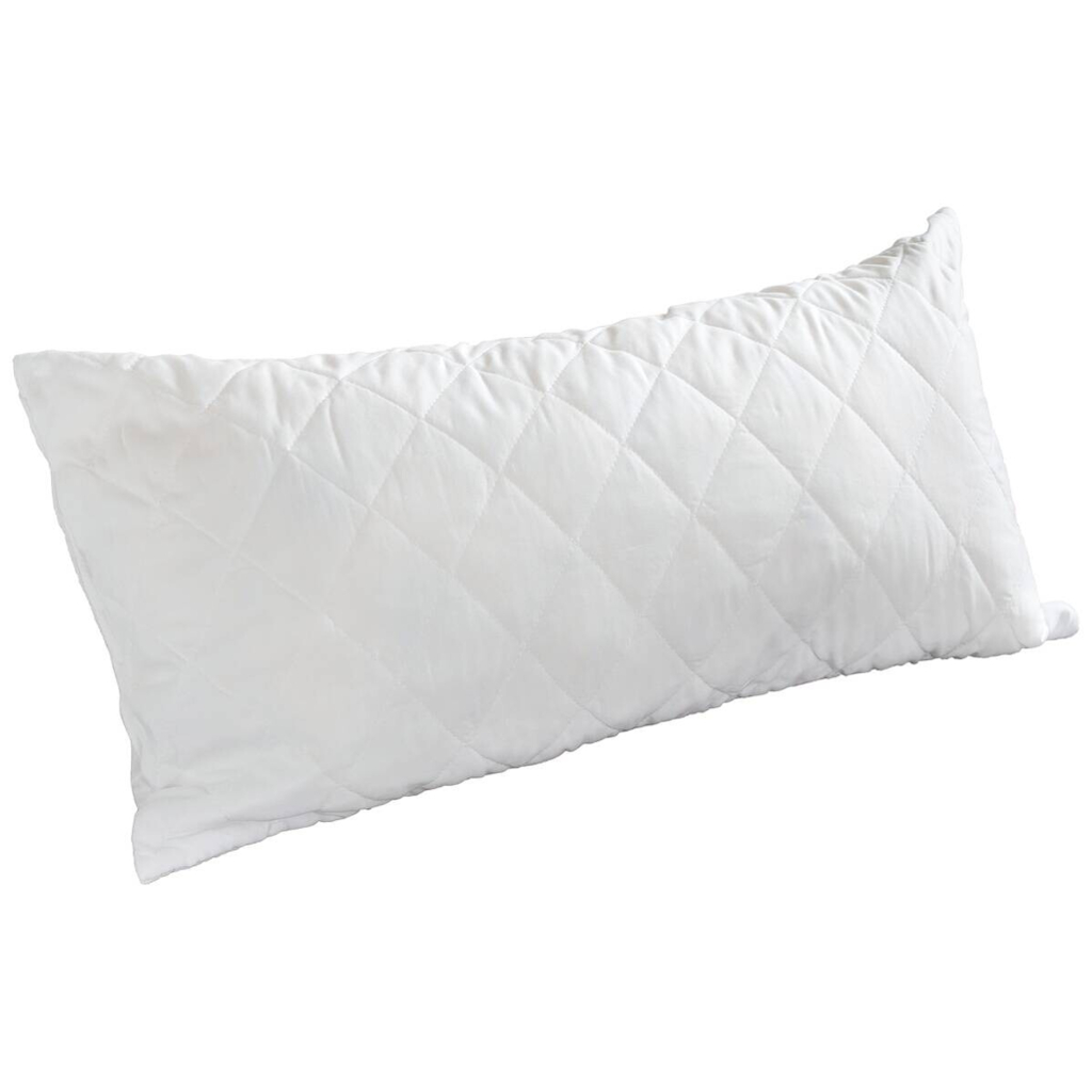 Nackenstützkissen weiß Bezug: 100% Polyester Füllung: 100% Polyurethan B/L: ca. 80x40 cm