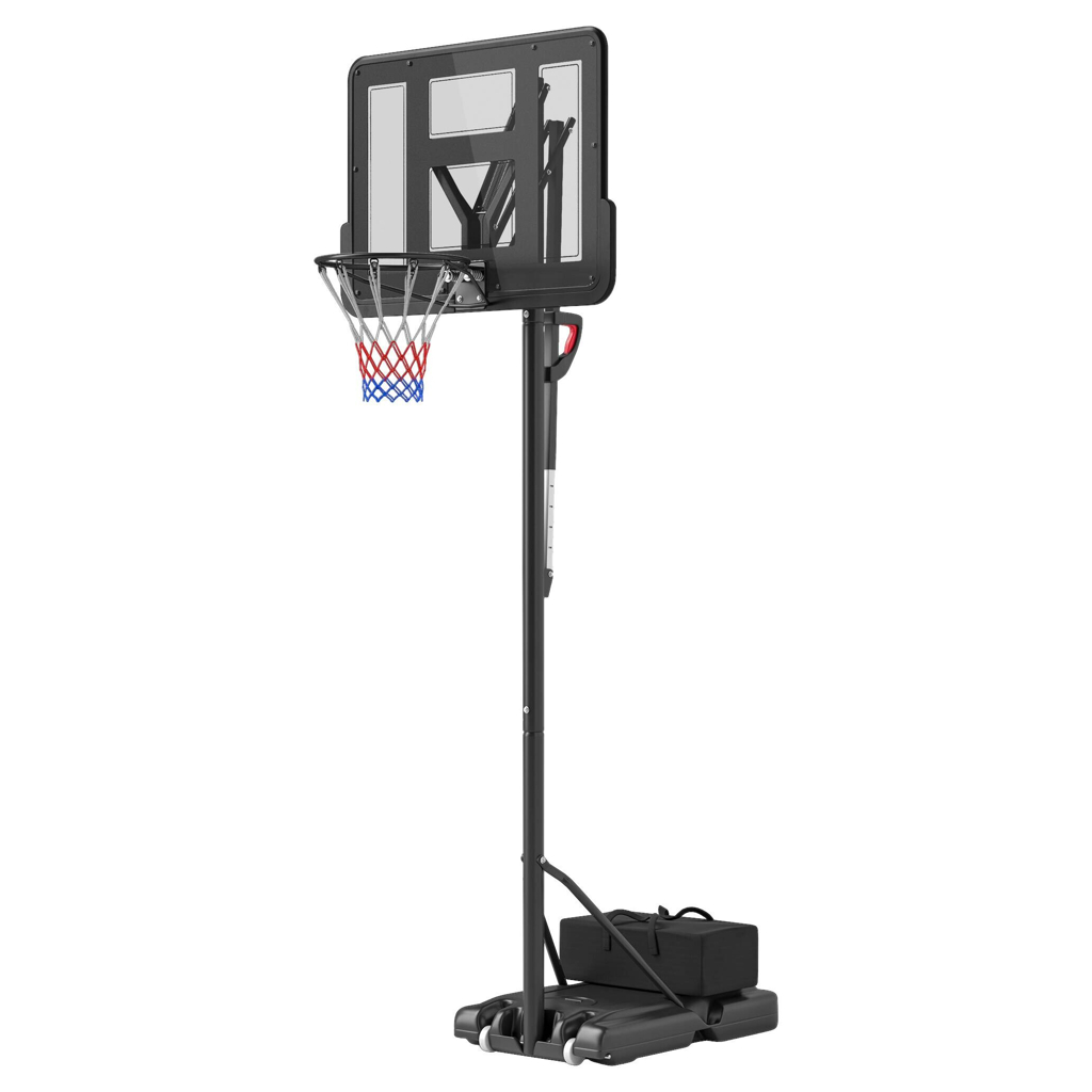 SPORTNOW Basketballkorb schwarz B/H/L: ca. 75x370x110 cm
