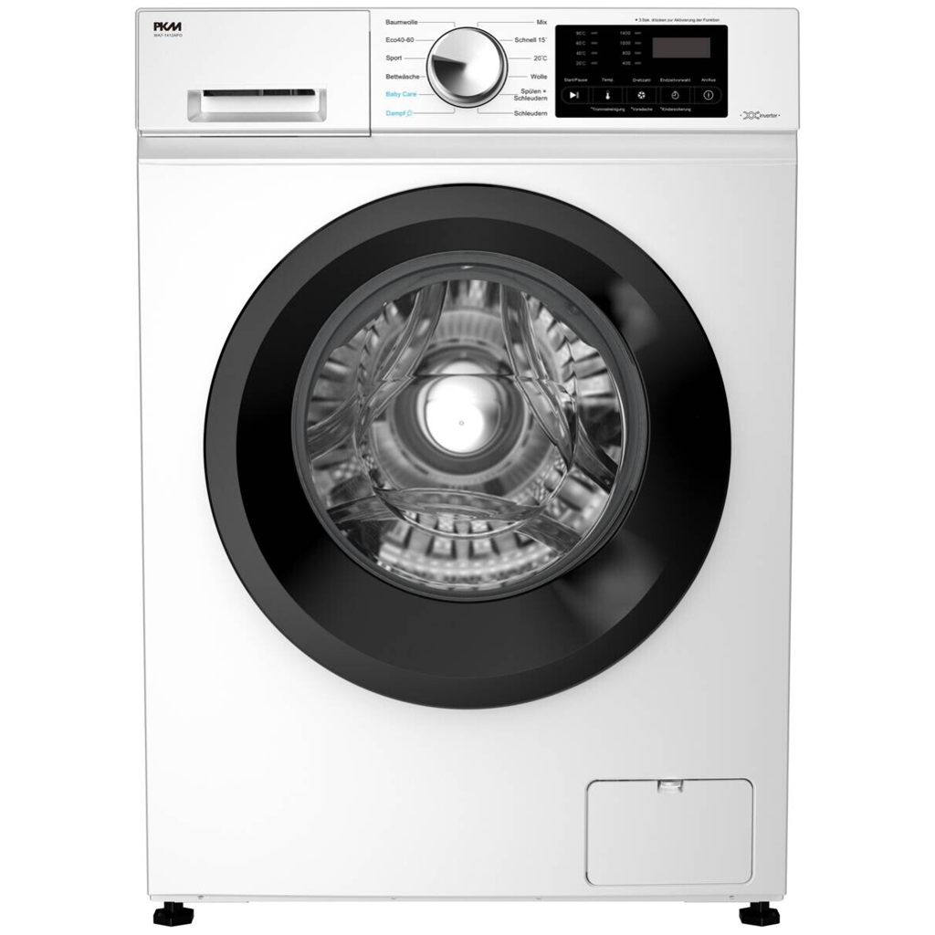 PKM Waschmaschine WA7-1412APO weiß B/H/T: ca. 59,5x85x44 cm ca. 7 kg