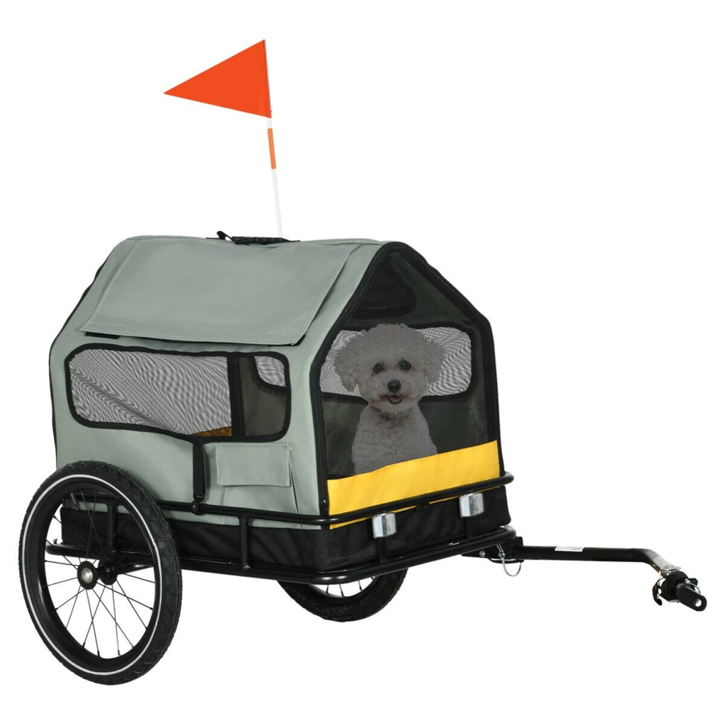 PawHut Hunde-Zubehör grau Polyester B/H/L: ca. 65x132x74 cm