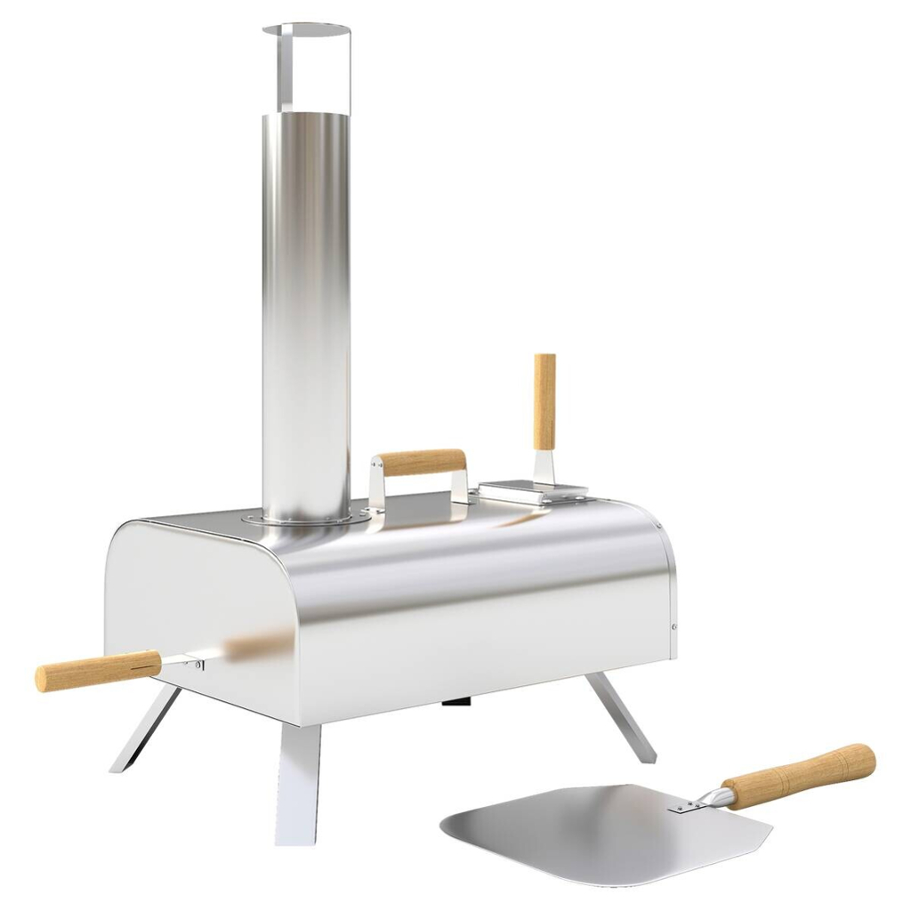Outsunny Pizzaofen Edelstahl B/H/L: ca. 36x75x79 cm