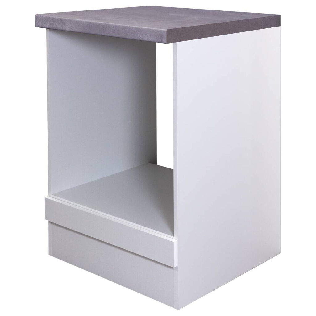 Herdumbauschrank Vita weiß matt B/H/T: ca. 60x85x60 cm