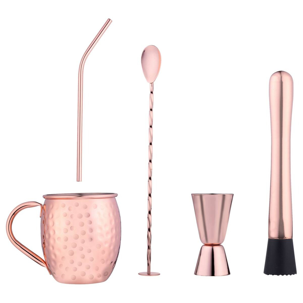 alpina Cocktailset rosa Edelstahl