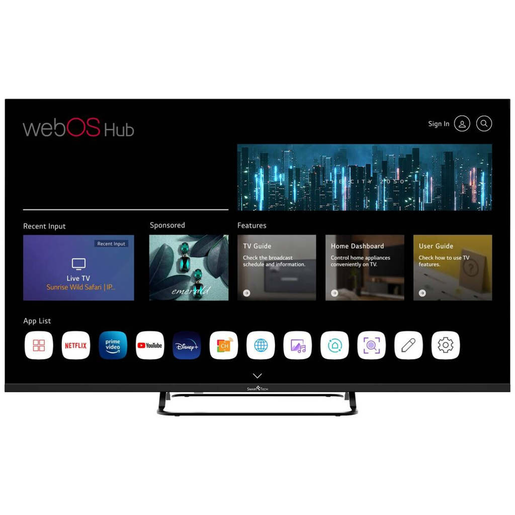 Smart-Tech LED-Fernseher 43UW02V B/H: ca. 96x59 cm