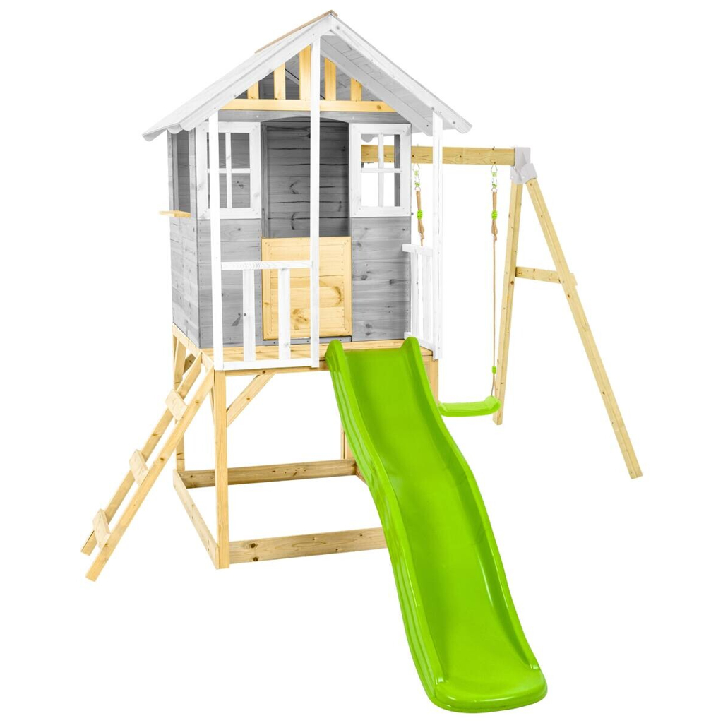 Zwerkules Spielhaus Valli weiß B/H/L: ca. 280x224x352 cm