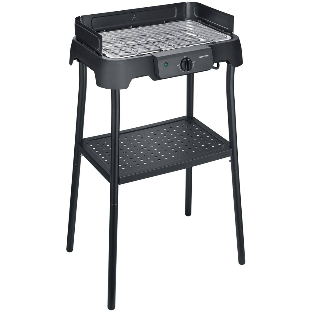 SEVERIN Elektrogrill PG 8594 schwarz Kunststoff Edelstahl B/H/L: ca. 33x8,5x42 cm