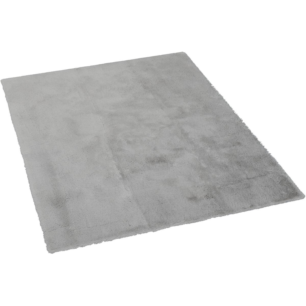 Teppich Buggy silber B/L: ca. 80x140 cm