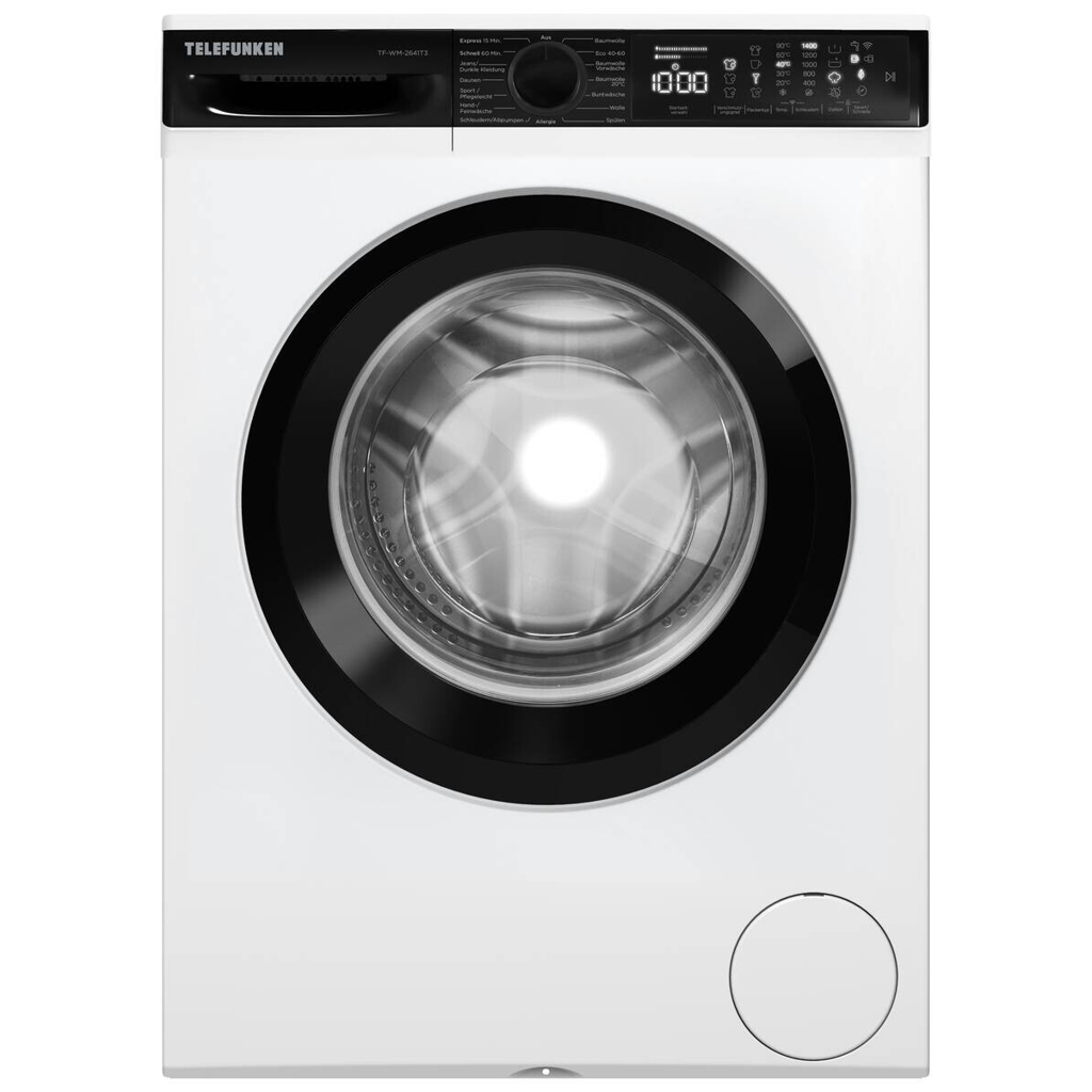 TELEFUNKEN Waschmaschine TF-WM-2641T3 weiß B/H/T: ca. 60x85x60 cm