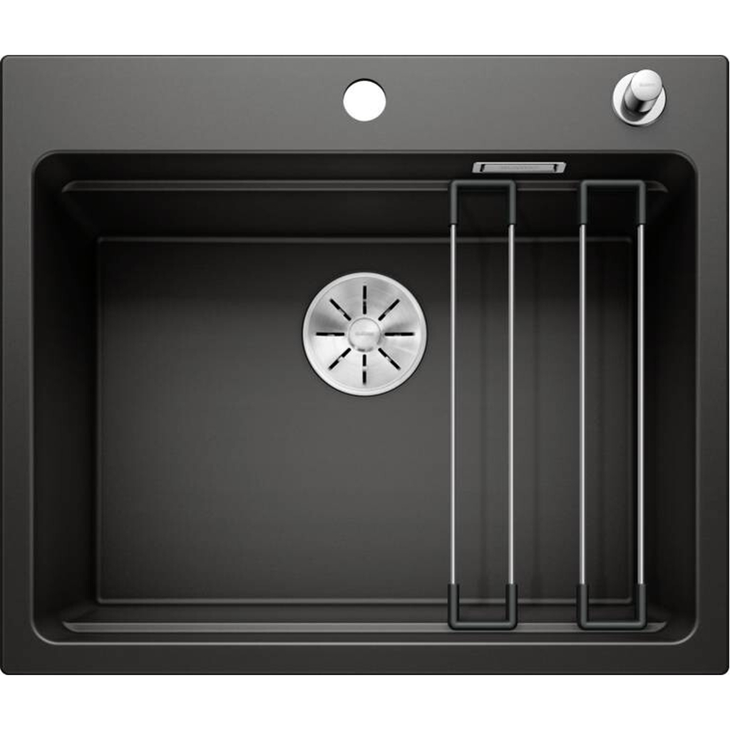 BLANCO Einbauspüle Etagon 6,525889 schwarz Silgranit B/H/T: ca. 60x22x51 cm