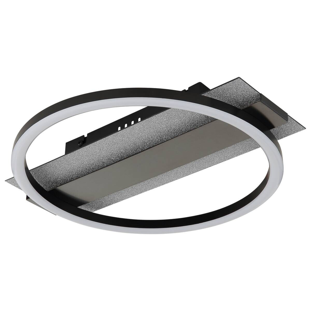GLOBO Deckenventilator schwarz Edelstahl Metall Kunststoff B/H/L: ca. 8x38x32 cm