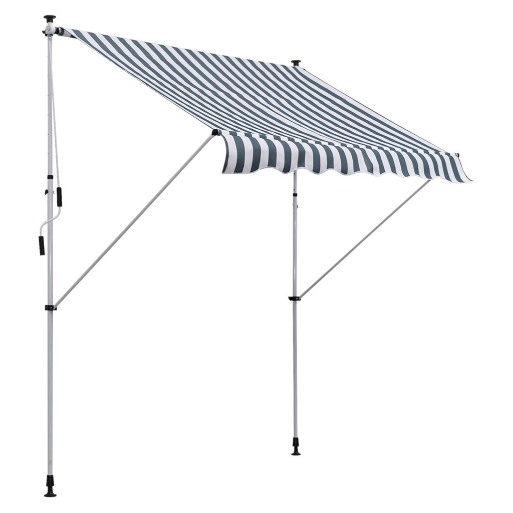 Outsunny Klemm-Markise grün B/H/L: ca. 200x280x150 cm