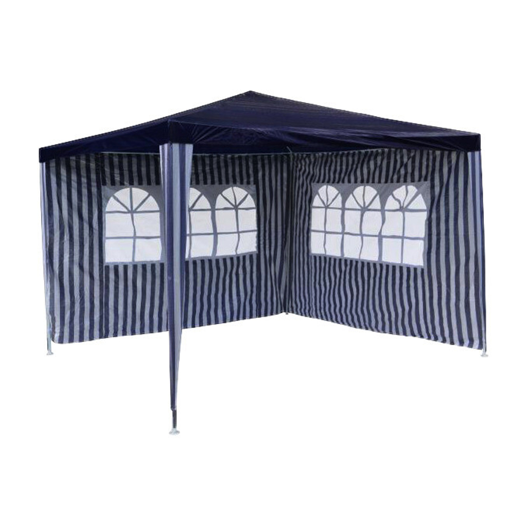 VCM Pavillon blau Stahlrohr B/H/L: ca. 300x197x300 cm