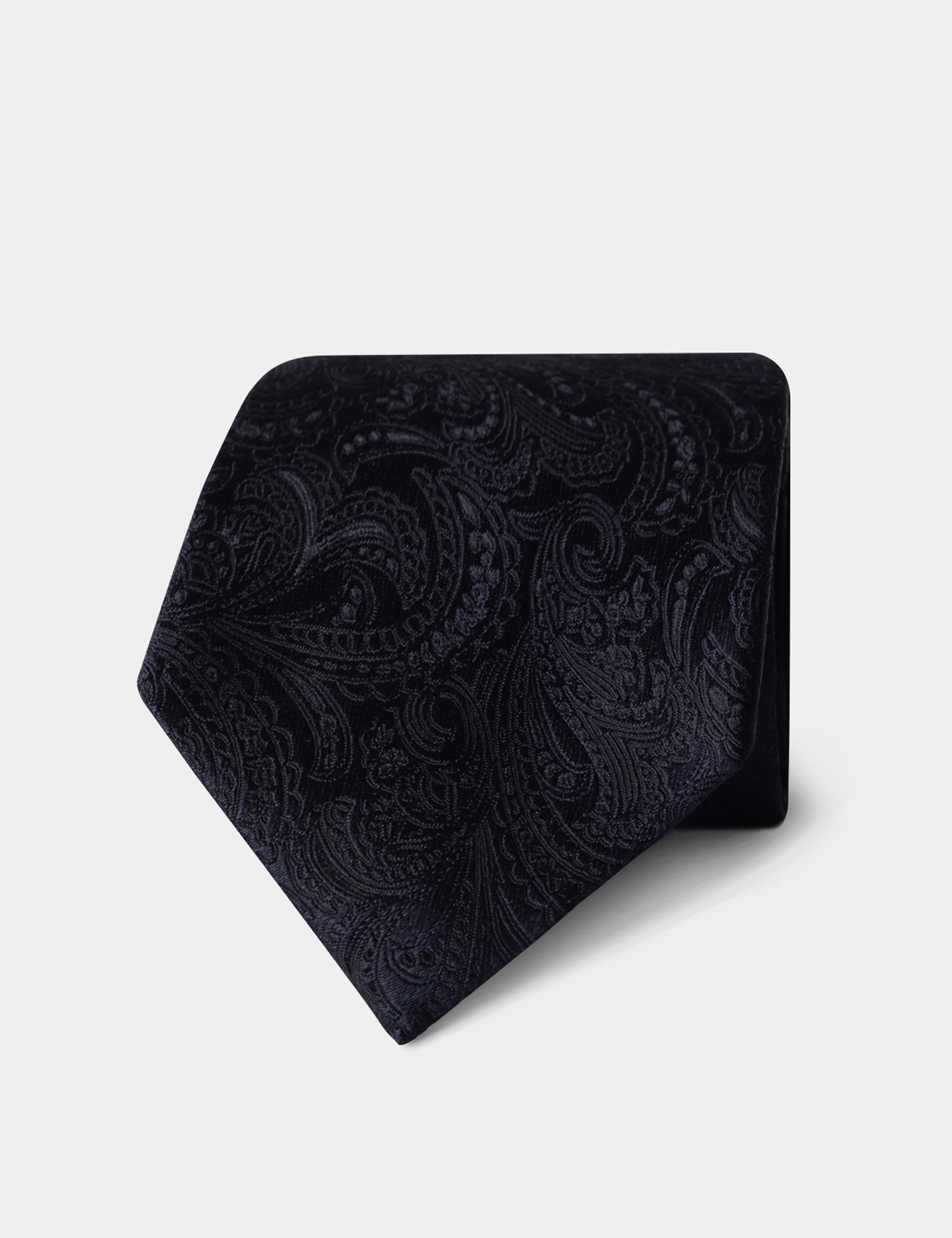 Hawes & Curtis Marineblaue Paisley Krawatte Size: Einheitsgröße