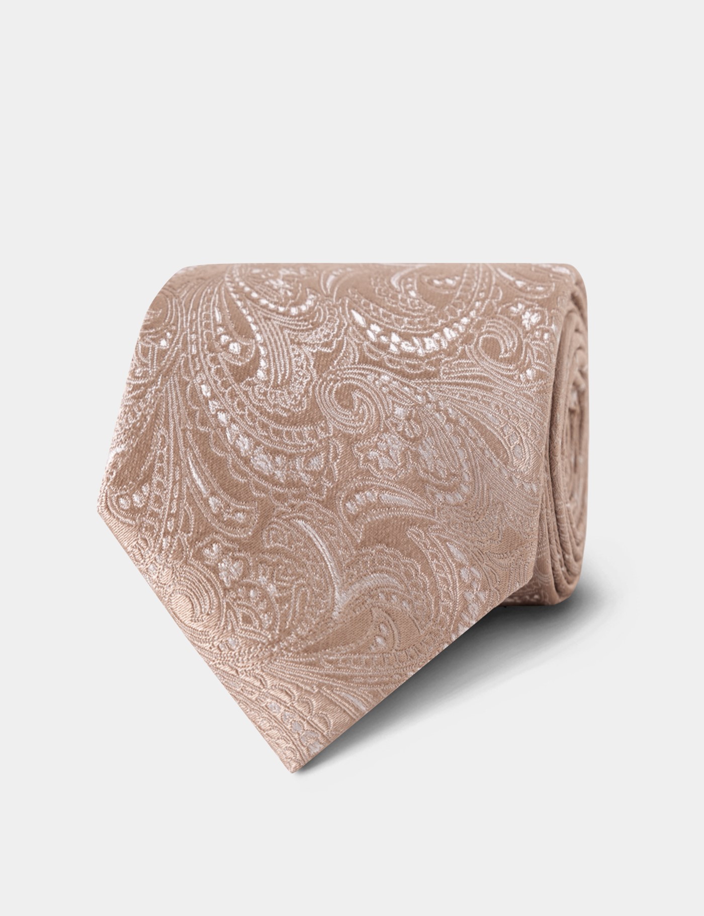 Hawes & Curtis Champagner Paisley Krawatte Size: Einheitsgröße