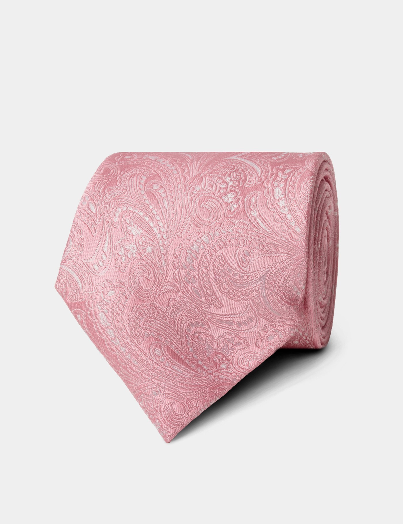 Hawes & Curtis Rosa Paisley Krawatte Size: Einheitsgröße