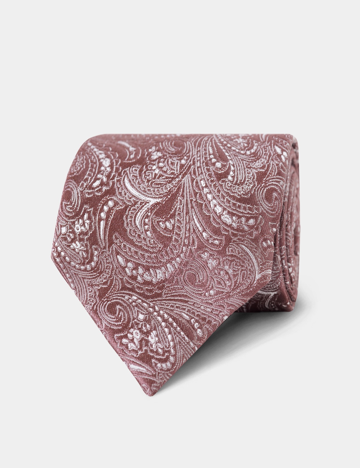Hawes & Curtis Roséfarbene Paisley Krawatte Size: Einheitsgröße