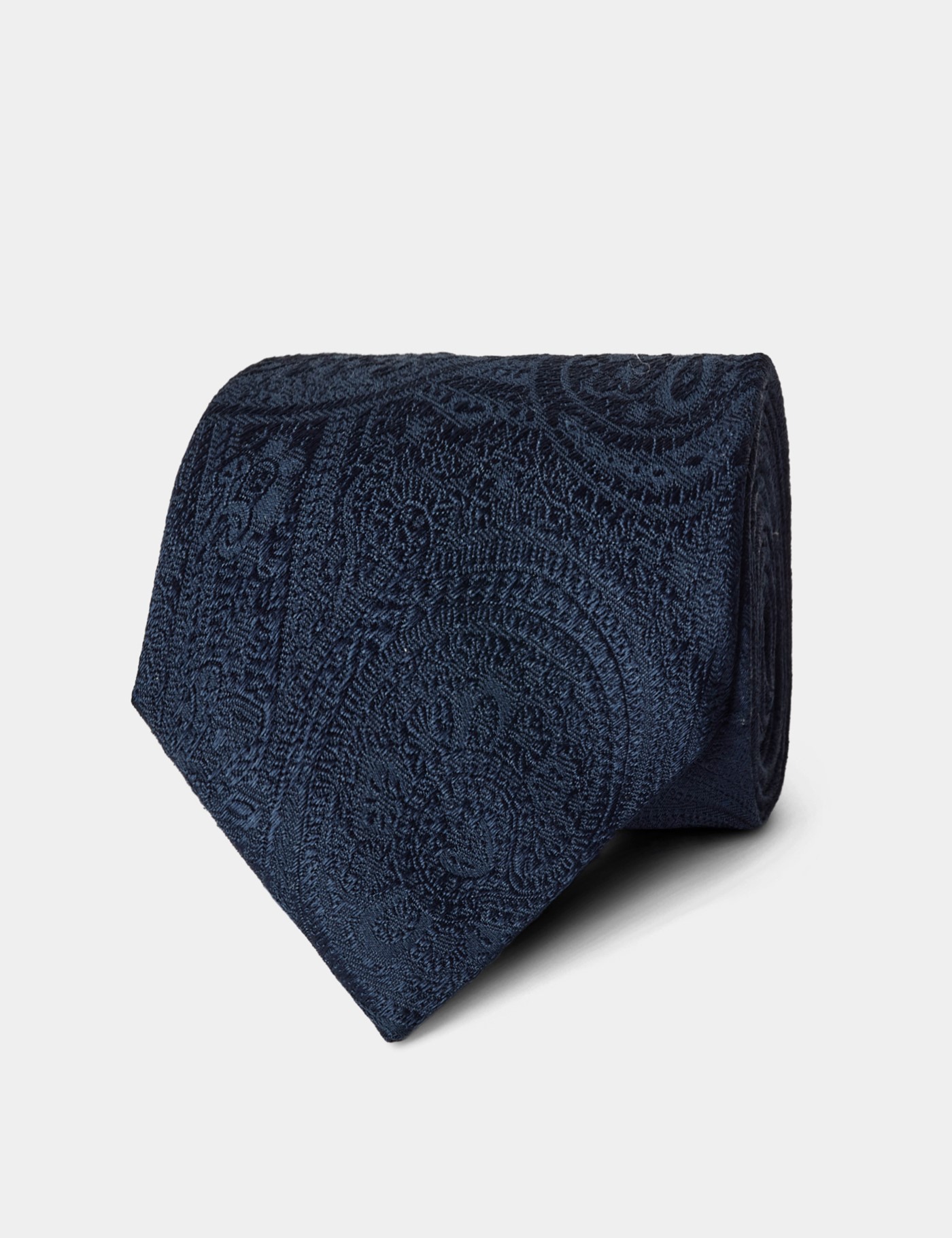 Hawes & Curtis Blaue Krawatte mit großem Paisley-Muster | 1913 Kollektion Size: Einheitsgröße