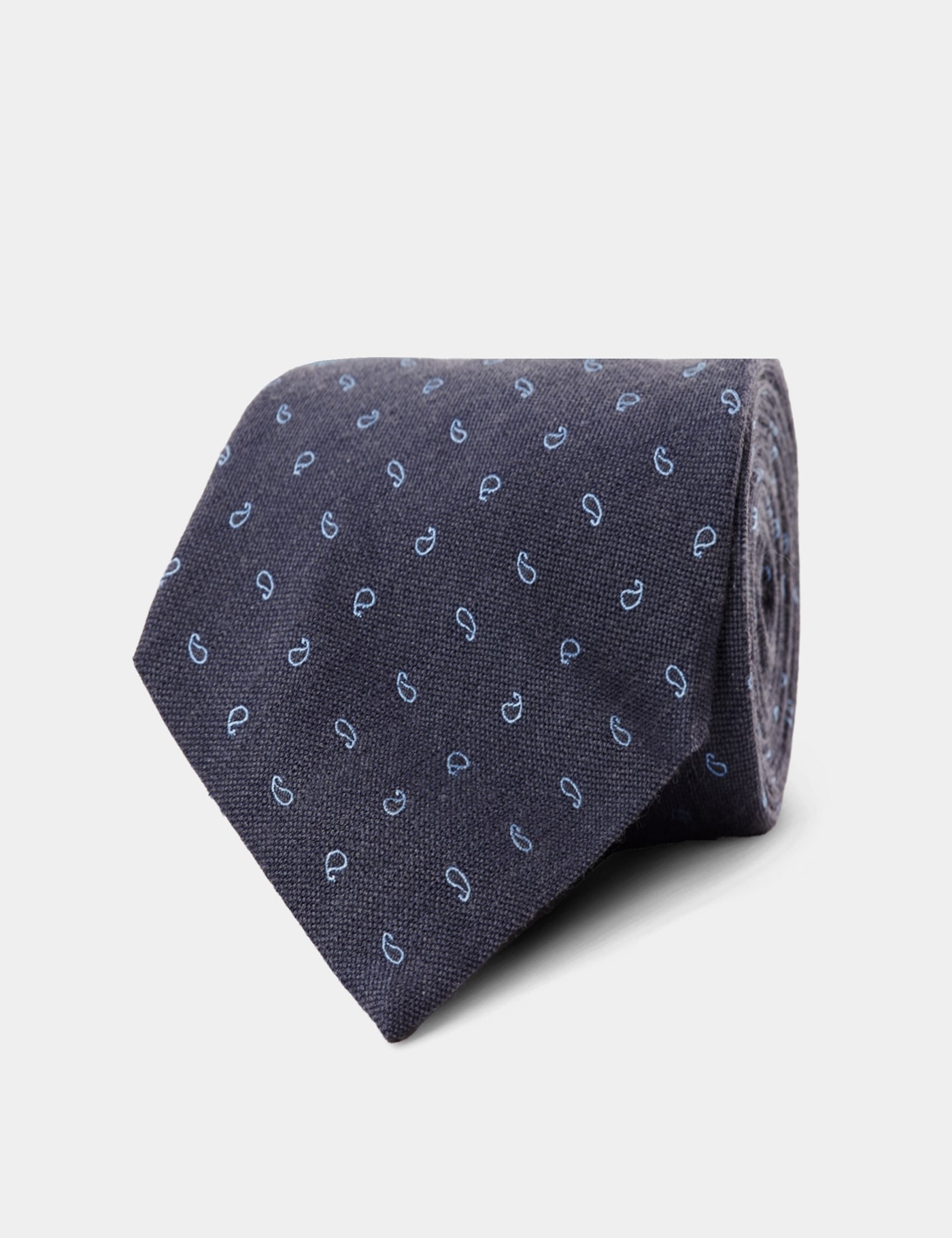 Hawes & Curtis Graue Jacquard Tropfen 1913 Krawatte Size: Einheitsgröße