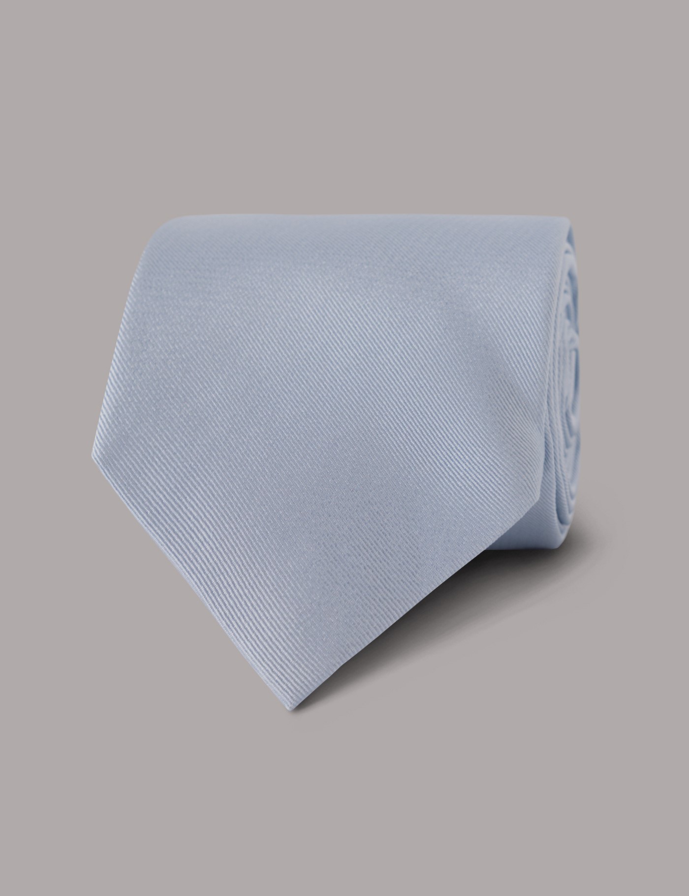 Hawes & Curtis Himmelsblaue Uni Repp Krawatte Size: Einheitsgröße