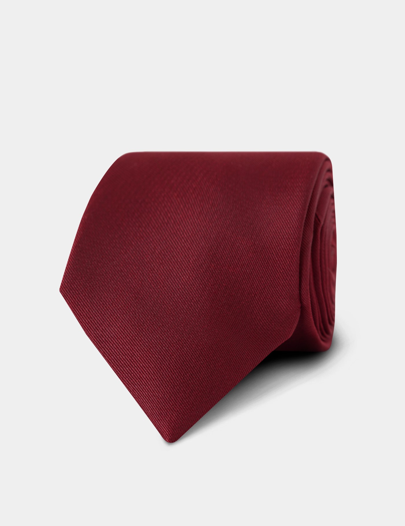 Hawes & Curtis Rote Uni Repp Krawatte Size: Einheitsgröße
