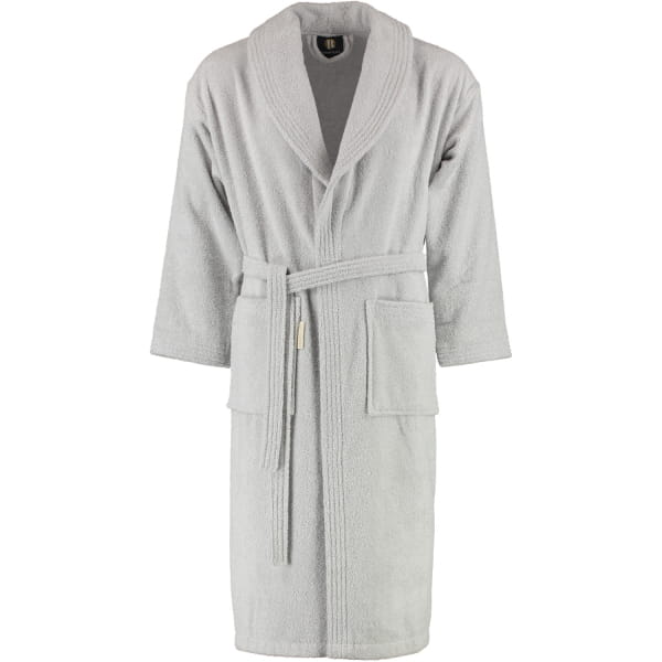 Rhomtuft - Bademantel Sir & Lady - Unisex - Farbe: perlgrau - 11 - M