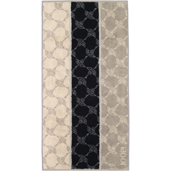 JOOP! Signature Cornflower Stripes 1657 - Farbe: Graphit - 70 - Handtuch 50x100 cm