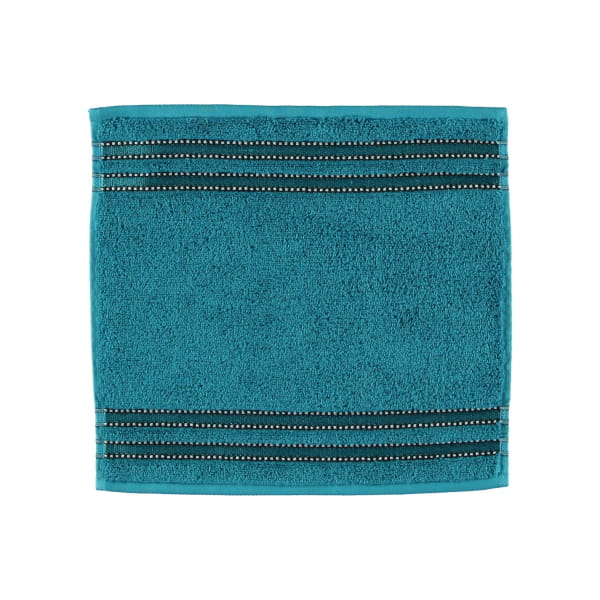 Vossen Handtücher Cult de Luxe - Farbe: lagoon - 5890 - Seiflappen 30x30 cm