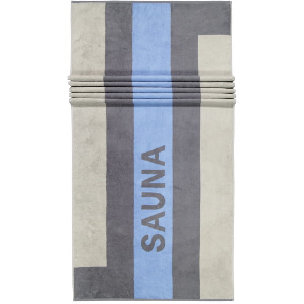 Cawö Saunatuch Sauna 232 - Größe: 80x200 - Farbe: sky - 17