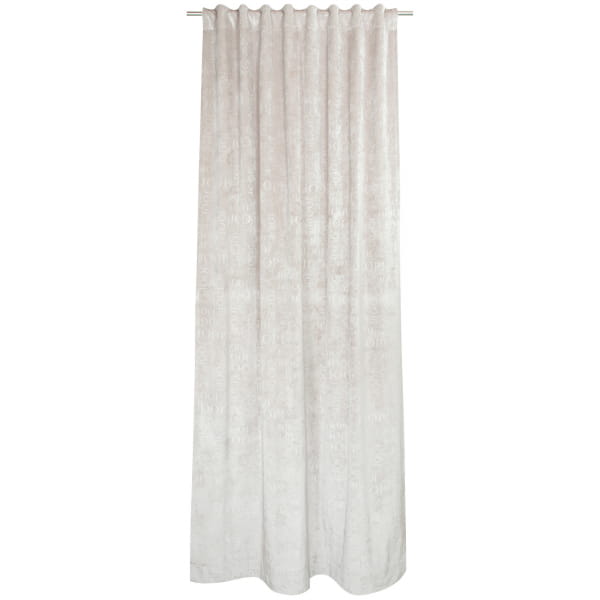 JOOP! Vorhang Gardine Match - verdecktes Schlaufenband - Größe: 140x250 cm - Farbe: Beige - 030