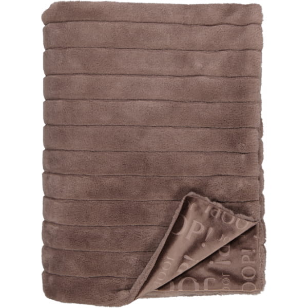 JOOP! Plaid Glam - Größe: 130x170 cm - Farbe: Umbra - 020