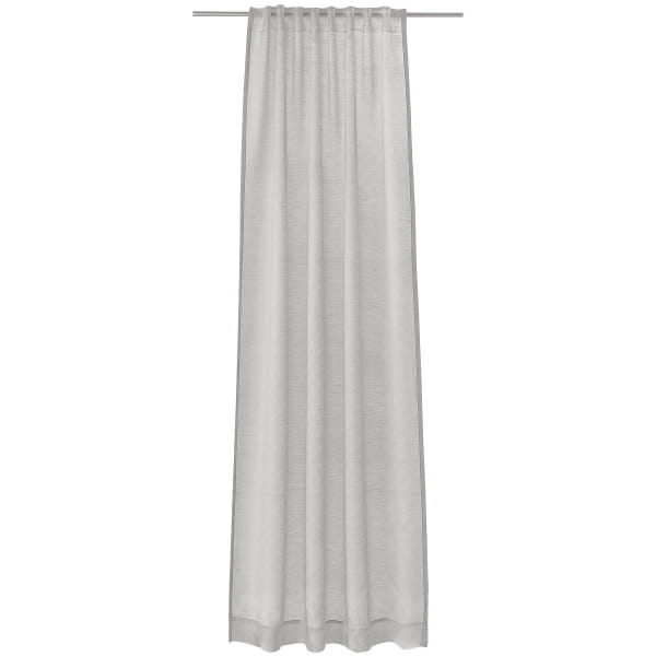 JOOP! Vorhang Gardine Glare - verdecktes Schlaufenband - Farbe: Grau - 010 - 130x250 cm