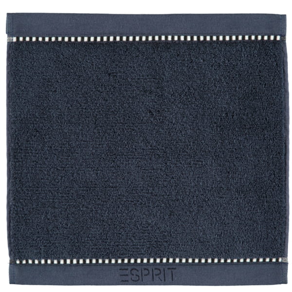 Esprit Box Solid - Farbe: navy blue - 488 - Seiflappen 30x30 cm